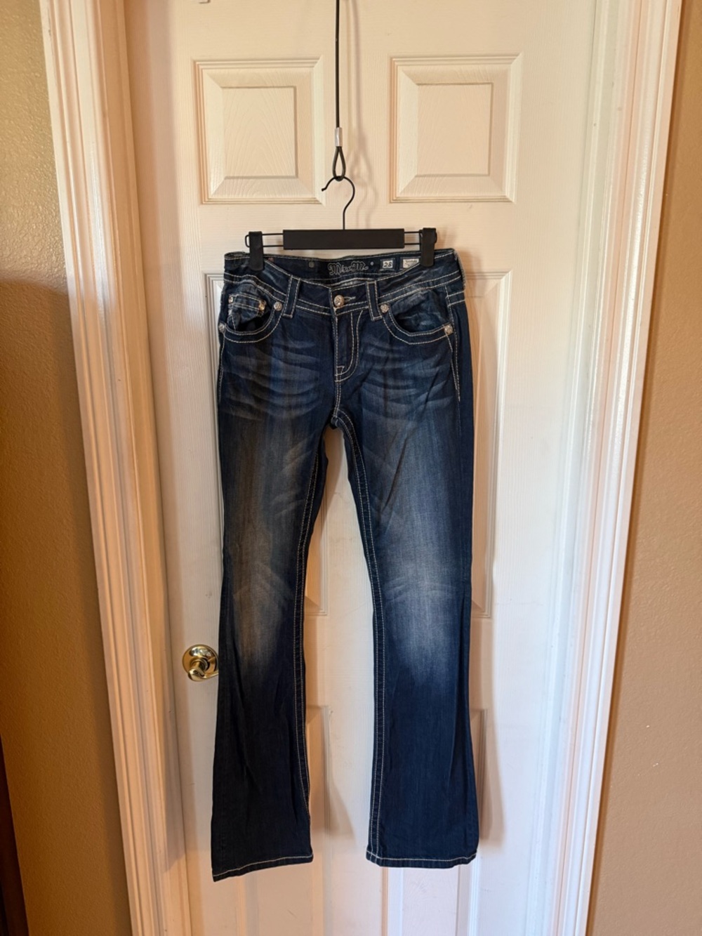 Miss Me Dark Blue Flare Jeans  28/34